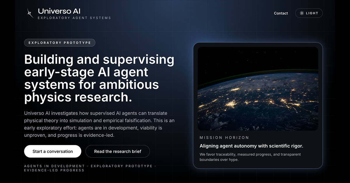 Universo AI product preview